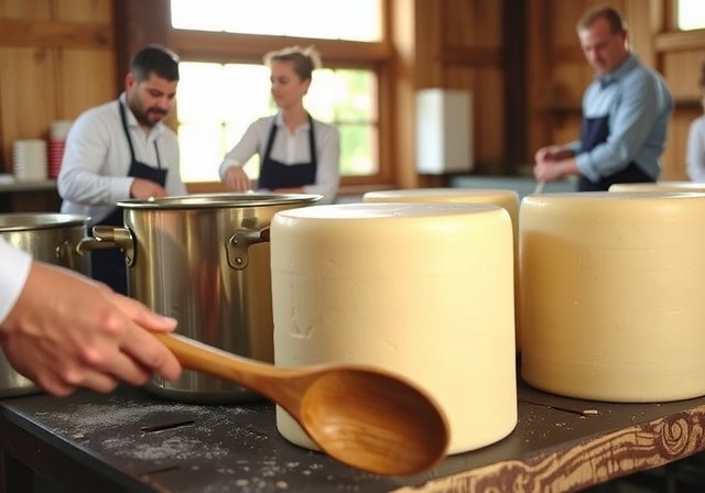 Lena, cheesemaker at Play Lape Farm